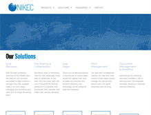 Tablet Screenshot of nikecsolutions.com